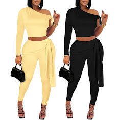 Golden Hour Two-Piece Pants Set