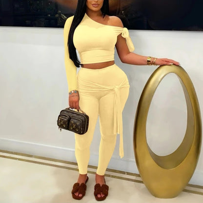 Golden Hour Two-Piece Pants Set
