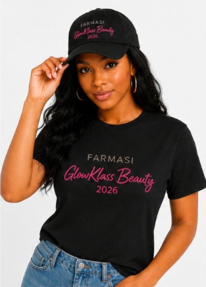 GlowKlass Beauty Signature Set (Tee +Hat Bundle)