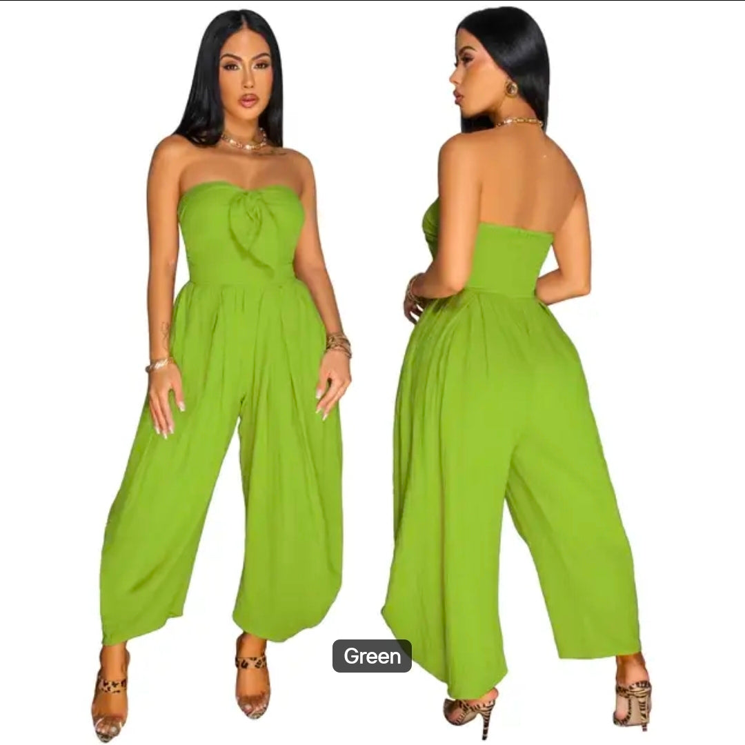 Island Breeze Bow Jumpsuit