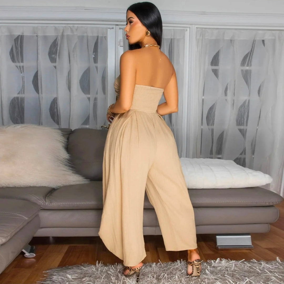 Island Breeze Bow Jumpsuit