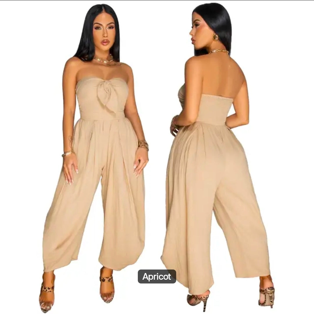 Island Breeze Bow Jumpsuit