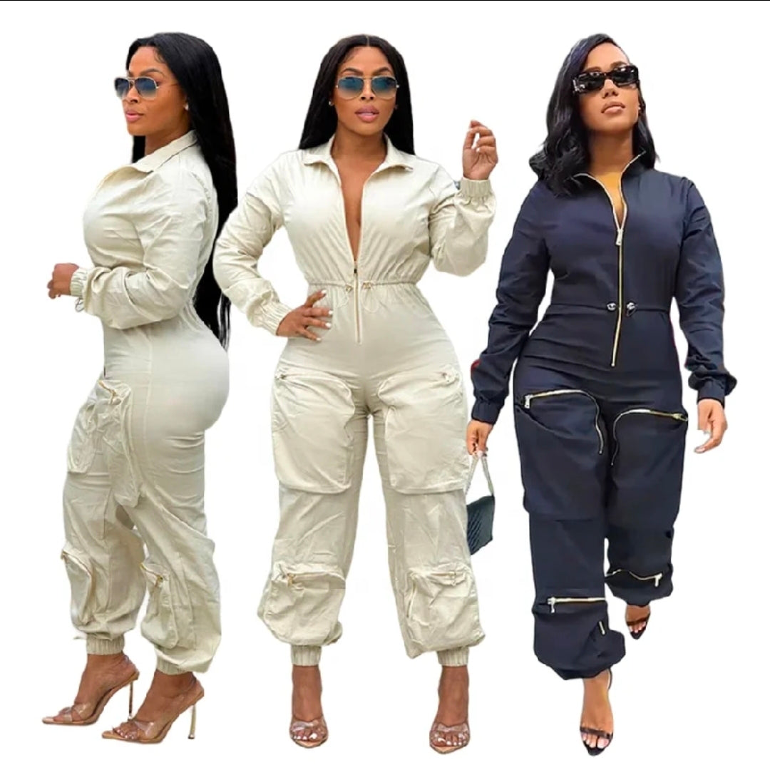 Cargo Chic Utility Jumpsuit
